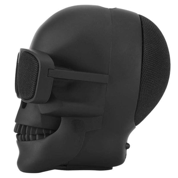 Planet Gates Skull Head Speaker Portable Mini Wireless Stereo Speaker HD Sound Unique Enhanced Bass Sunglass Skull Shape Speaker