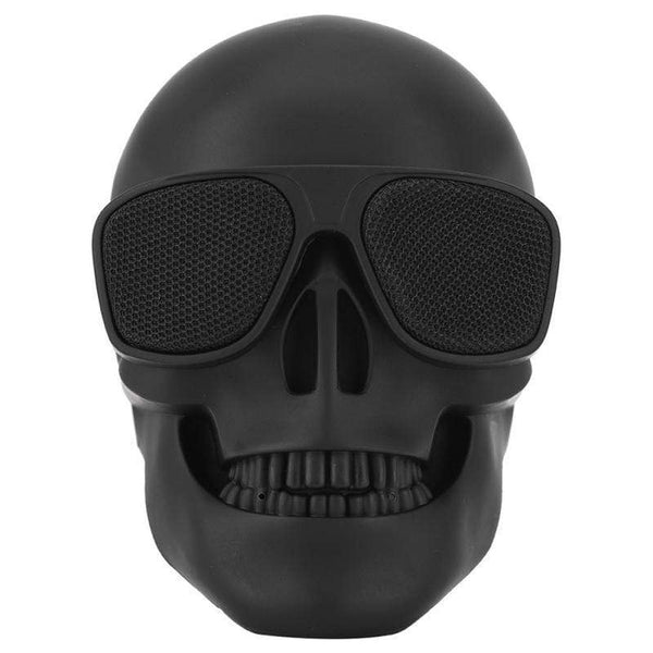 Planet Gates Skull Head Speaker Portable Mini Wireless Stereo Speaker HD Sound Unique Enhanced Bass Sunglass Skull Shape Speaker