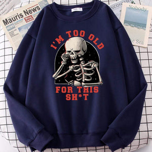 Planet Gates Skull Print Hoodie Cartoon Clothing Men's Hoodie Sweatshirt Hip Hop Tracksuit Fashion Streetwear Round Neck Oversized Hoodies