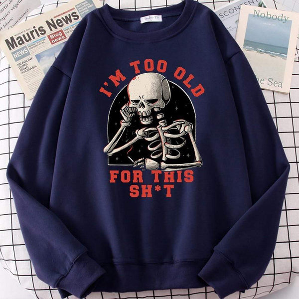 Planet Gates Skull Print Hoodie Cartoon Clothing Men's Hoodie Sweatshirt Hip Hop Tracksuit Fashion Streetwear Round Neck Oversized Hoodies