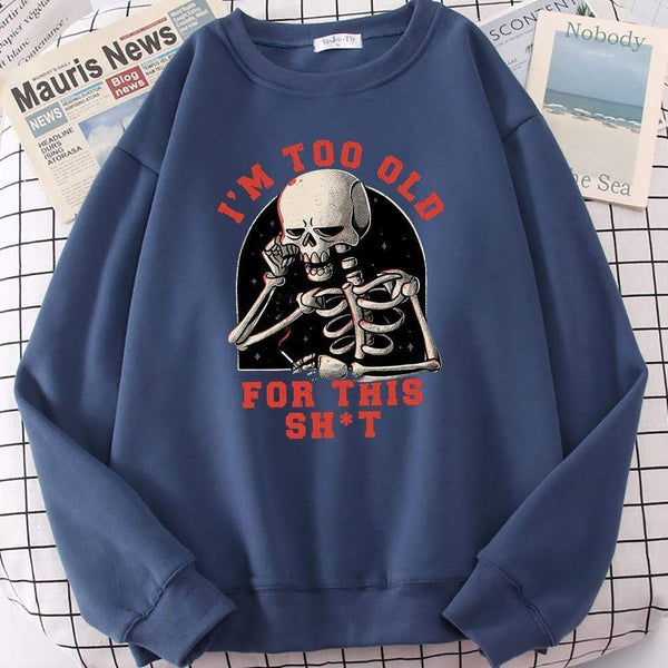 Planet Gates Skull Print Hoodie Cartoon Clothing Men's Hoodie Sweatshirt Hip Hop Tracksuit Fashion Streetwear Round Neck Oversized Hoodies