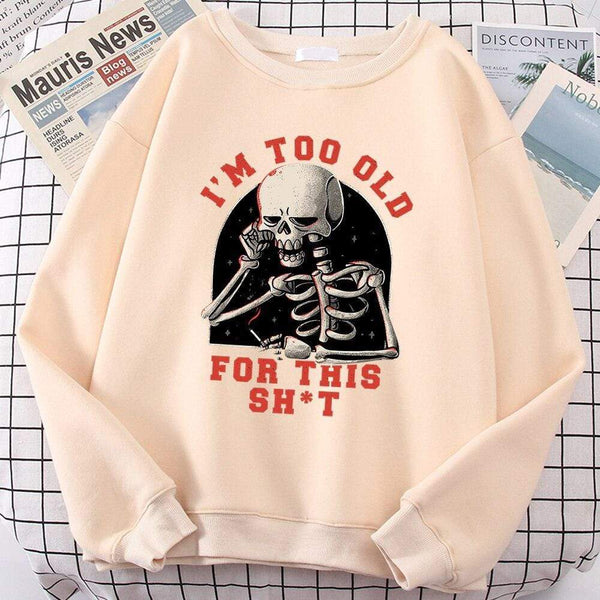 Planet Gates Skull Print Hoodie Cartoon Clothing Men's Hoodie Sweatshirt Hip Hop Tracksuit Fashion Streetwear Round Neck Oversized Hoodies