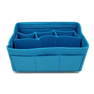 Planet Gates sky blue 1 Cloth Insert Bag Organizer Makeup Handbag Organizer Multi-functional Travel Insert Handbag Portable  Cosmetic Bags