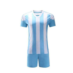 Planet Gates Sky Blue / 3XL Mens Football Jerseys Adults Soccer Clothes Sets Short Sleeve Teens Football Uniform Summer Soccer Tracksuit Jersey