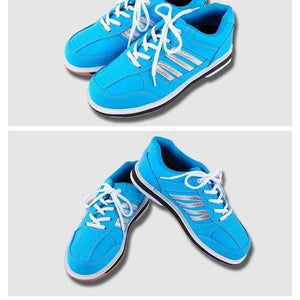 Planet Gates Sky Blue / 4.5 Woman Bowling Shoes Beginners Sports High Quality Models Men Sneakers Breathable Slip Traning Shoes AA11040