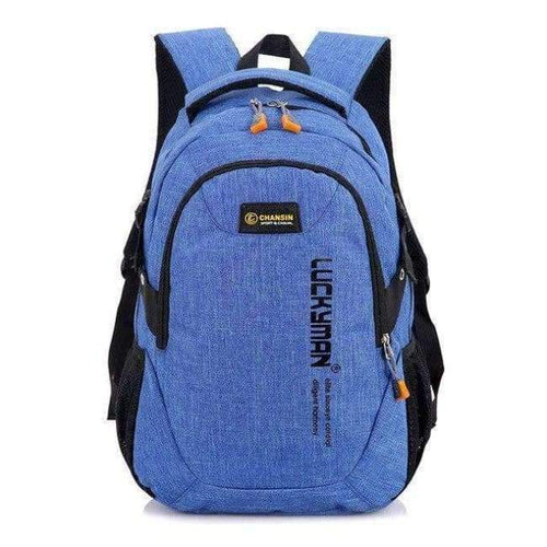 Planet Gates Sky Blue Backpacks School Daypack Camping Backpack Bag For Teenage Girls Boys Laptop Outdoor Sports Bags Rucksack Mochila Sac XA1479A
