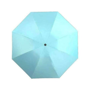 Planet Gates Sky Blue / China Black Coating Automatic Umbrella Reverse Fashion Color 3 Folding Sunny Inverted Umbrella Rain Women Men for Car