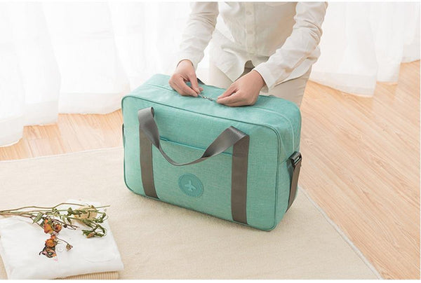 Planet Gates sky blue Fashion Folding Travel Bag Hand Luggage For Men And Women Duffle Bag fashion Travel bag 48*32*16cm