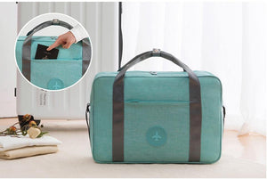 Planet Gates sky blue Fashion Folding Travel Bag Hand Luggage For Men And Women Duffle Bag fashion Travel bag 48*32*16cm