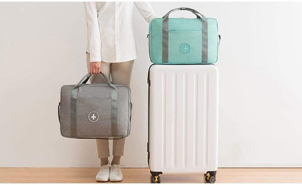 Planet Gates sky blue Fashion Folding Travel Bag Hand Luggage For Men And Women Duffle Bag fashion Travel bag 48*32*16cm