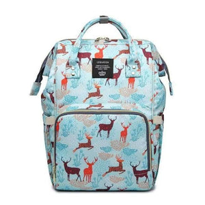 Planet Gates Sky Blue Fashion Maternity Bag Large Capacity Travel Backpack Nursing Baby Bag VS Land diaper Bag