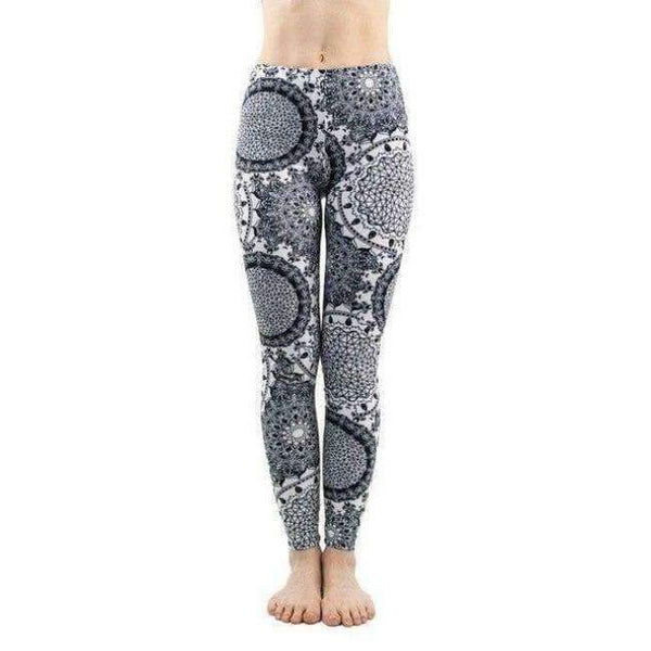 Planet Gates Sky Blue Fashion Print Women Pants High Waist Leggings Women Workout Leggins Slim Elastic Plus Size Female Legging Trousers Legins