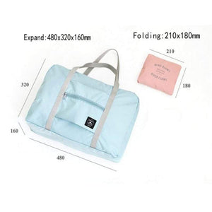 Planet Gates Sky Blue Fashion Women's travel bags Luggage Organizer On the Suitcase Duffle bag Folding Packing Cubes Travel bag Hand Luggage