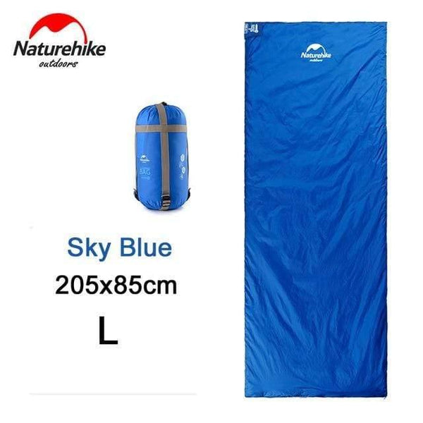 Planet Gates Sky Blue L Mini Ultralight Sleeping Bag Outdoor Camping Trip Travel Bag Hiking Camping Equipment Portable Cotton sleeping bag