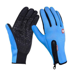 Planet Gates Sky Blue / L Unisex Touchscreen Winter Thermal Warm Cycling Bicycle Bike Ski Outdoor Camping Hiking Motorcycle Gloves Sports Full Finger