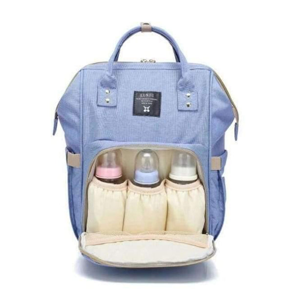 Planet Gates Sky Blue Maternity Nappy Bag Large Capacity Infant Baby Travel Backpack Bottles Storage Nipple Nursing Bags for Baby Care T0567