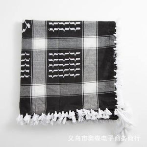 Planet Gates Sky Blue Scarves Men Winter Military Keffiyeh Windproof Scarf  Hijab Shemagh Tactical Desert Square Wargame