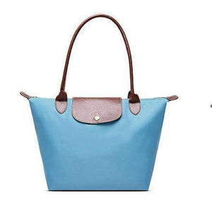Planet Gates Sky Blue / Small  30x23x12 cm Women Bags Shoulder Bag Handbag Waterproof Nylon Leather Beach bag Designer Folding Tote Bolsa Sac Feminina