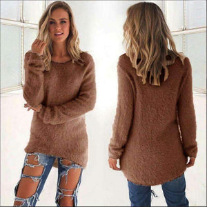 Planet Gates sky blue Sweater / S Autumn Knitted Sweater Women Winter Sweaters Female 2018 Long Sleeve O Neck Loose Casual Pullovers Plus Size 3XL DDR87