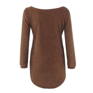 Planet Gates sky blue Sweater / S Autumn Knitted Sweater Women Winter Sweaters Female 2018 Long Sleeve O Neck Loose Casual Pullovers Plus Size 3XL DDR87