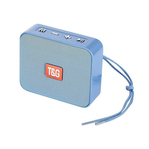 Planet Gates Sky Blue TG166 Mini Portable Bluetooth Speaker Small Wireless Speaker Bluetooth 5.0 Support USB TF Card FM Radio Caixa De Som Altavoces