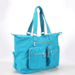 Planet Gates sky blue Top-handle Bags Handbag Women Famous Brand Casual Tote Zipper Female Shoulder Bag Solid Summer Beach Bag Sac A Main