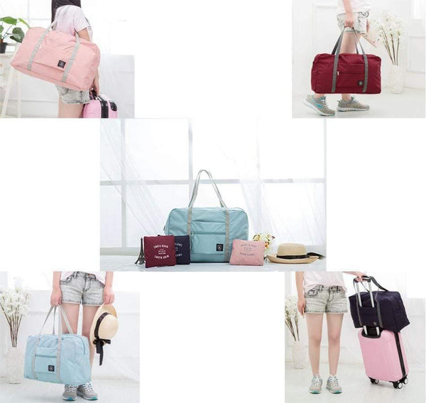 Planet Gates Sky Blue Travel Bags Women Men Large Capacity Folding Duffle Bag Organizer Packing Cubes Luggage Girl Weekend Bag