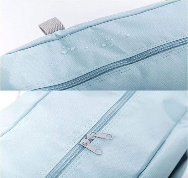 Planet Gates Sky Blue Travel Bags Women Men Large Capacity Folding Duffle Bag Organizer Packing Cubes Luggage Girl Weekend Bag