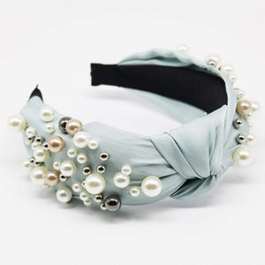 Women Elegant Pearls Simple Hairbands Noble Headband Hair Hoops Holder Ornament Head Ties Lady Fashion Head Accessories