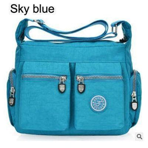 Planet Gates Sky blue Women Top-handle Shoulder Bag Designer Handbag Famous Brand Nylon Female Casual Shopping Tote Hobos Crossbody Bag Messenger Bags