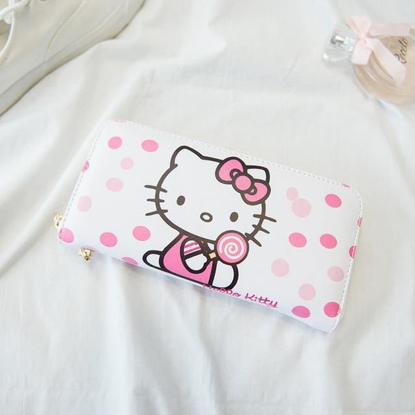 Planet Gates Sky Blue Women Wallets Mickey Bag Minnie Purse Leather Handbag Females Billeteras Ladies Clutch Bag Embrayage Sac Bolsas Feminina