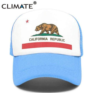 Planet Gates Sky Cap / Adult 55to58cm Head California Trucker Cap Men Bear California Republic Flag Cap  Funny Hip Hop Hat Cap Cool Summer Mesh Cap Adult  Kids Kid