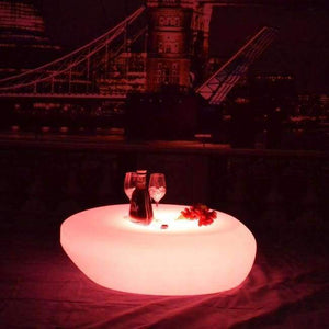 Planet Gates Skybess SK-LF28S (L89*W89*H26cm) Rechargeable LED Bar Table LLDPE Polythylene Material Home Furniture Table for Event Party 1pc