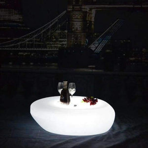 Planet Gates Skybess SK-LF28S (L89*W89*H26cm) Rechargeable LED Bar Table LLDPE Polythylene Material Home Furniture Table for Event Party 1pc