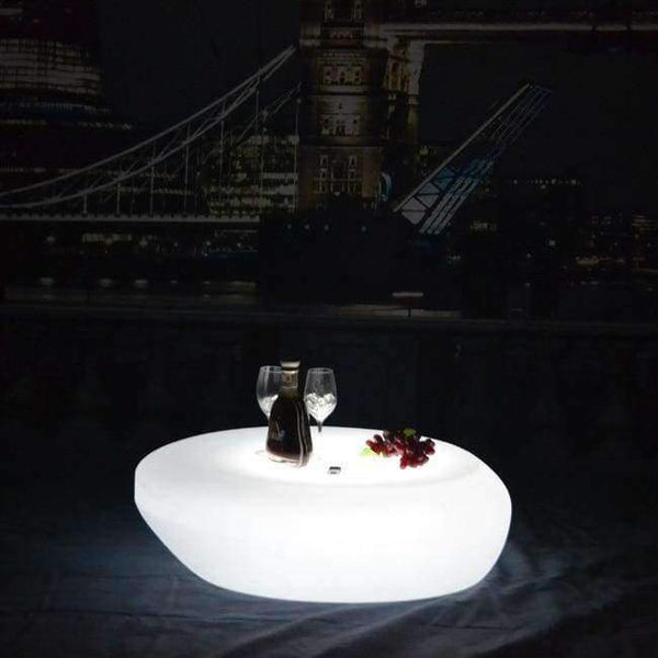 Planet Gates Skybess SK-LF28S (L89*W89*H26cm) Rechargeable LED Bar Table LLDPE Polythylene Material Home Furniture Table for Event Party 1pc