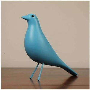 Planet Gates skyblue / L Europe Resin Bird Figurine Home Furnishing Decoration Craft Wedding Christmas Gift Peace Dove Statue Home Office Mascot