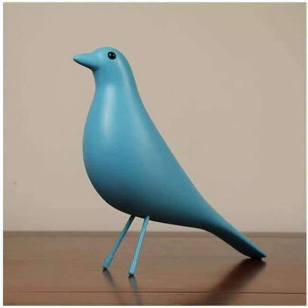 Planet Gates skyblue / L Europe Resin Bird Figurine Home Furnishing Decoration Craft Wedding Christmas Gift Peace Dove Statue Home Office Mascot