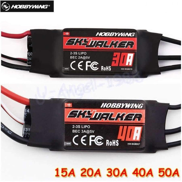 Planet Gates Skywalker  20A Hobbywing Skywalker 12A 15A 20A 30A 40A 50A 60A 80A ESC Speed Controler With UBEC For RC FPV Quadcopter RC Airplanes Helicopter