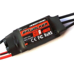 Planet Gates Skywalker 60A 1pcs Hobbywing Skywalker 15A/20A/30A/40A/50A/60A/80ASpeed Controler With UBEC For RC FPV Quadcopter  RC Airplanes Helicopter