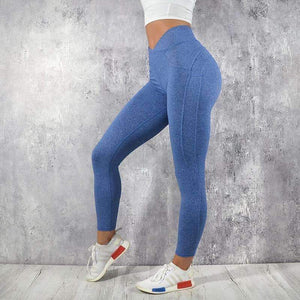 Planet Gates SL204BK / L High Quality High Waist Push Up Elastic Casual Leggings Fitness Women Sexy Pants Bodybuilding Clothing Leggin