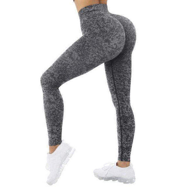 Planet Gates SL797BK / L Yoga Pants Women Leggings For Fitness High Waist Gym Legging Women Push Up Solid Workout Fitness Women Seamless Leggings