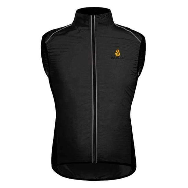 Planet Gates Sleeveless black / L Tour de France Bicycle Cycling Jersey Sports Men Riding Breathable Reflective Cycle Clothing Bike Long Thin Wind Coat