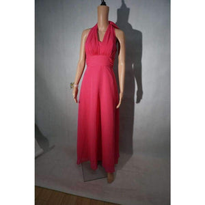 Planet Gates Sleeveless Long Bridesmaid Dresses  Ruffles Chiffon a-Line Vestido De Madrinha De Casamento Longo