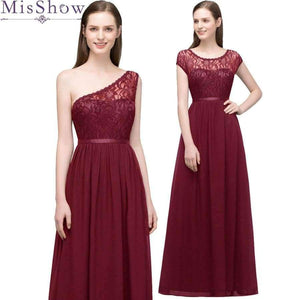 Planet Gates Sleeveless Navy blue / 6 Vestido De Festa burgundy Bridesmaid Dresses Chiffon Beach long dress for wedding party for woman