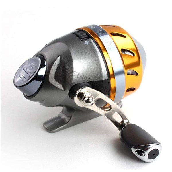 Planet Gates Slingshot fishing Reel Spinning Hand Wheel 2 BBCatapult Outdoor Hunting Closed Reel With Line