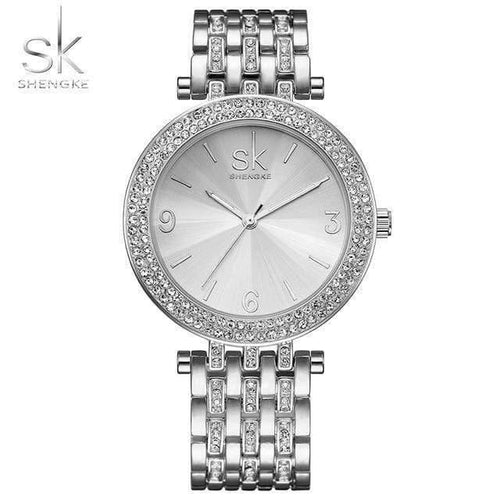 Planet Gates sliver 01 Women Watch Brands Crystal Sliver Sexy Diamond Design Bracelet Watches Ladies Crystal Watches Relogio Feminino