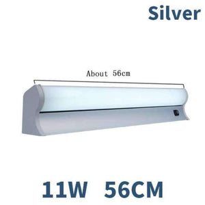 Planet Gates Sliver 11W 56CM / Cold White LED Mirror Light Wall Lamp with Switch Modern Sconce Waterproof 5W 11W Indoor  Decor Lighting Fixture Makeup Bathroom 220V 110V