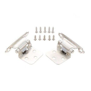 2Pcs Overlay Cabinet Hinges Self Close Cabinet Door Hinge Kitchen Cupboard Flush Hinge Antique Furniture Hardware 71*38*35mm