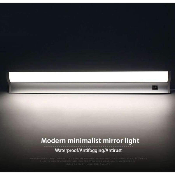 Planet Gates Sliver 5W 37CM / Cold White LED Mirror Light Wall Lamp with Switch Modern Sconce Waterproof 5W 11W Indoor  Decor Lighting Fixture Makeup Bathroom 220V 110V