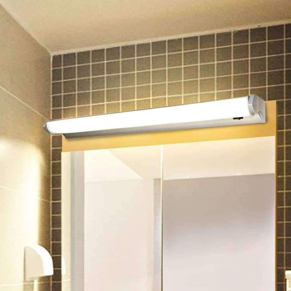 Planet Gates Sliver 5W 37CM / Cold White LED Mirror Light Wall Lamp with Switch Modern Sconce Waterproof 5W 11W Indoor  Decor Lighting Fixture Makeup Bathroom 220V 110V